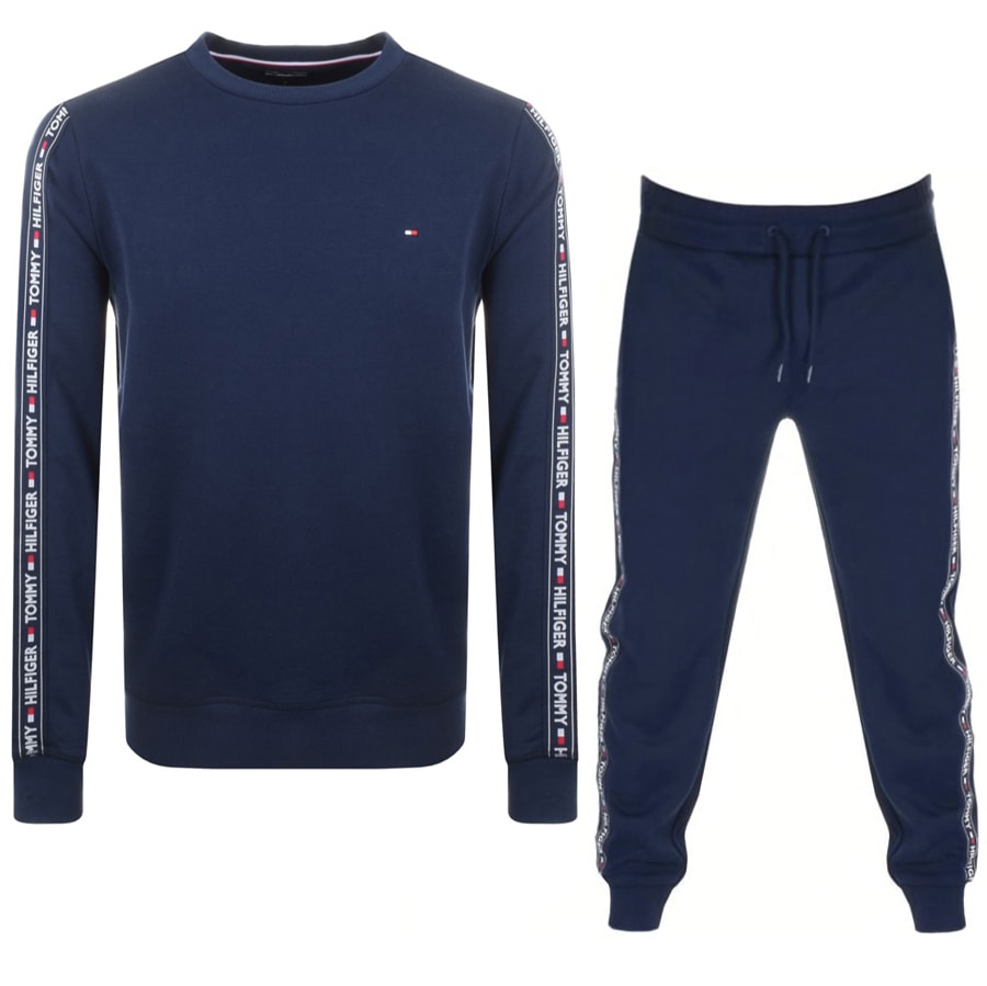 tommy hilfiger track top sweatshirt navy Cinosural International School